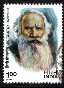 India 1978, Leo Tolstoy 150th birth anniversary, SG 898, vfu - Picture 1 of 1