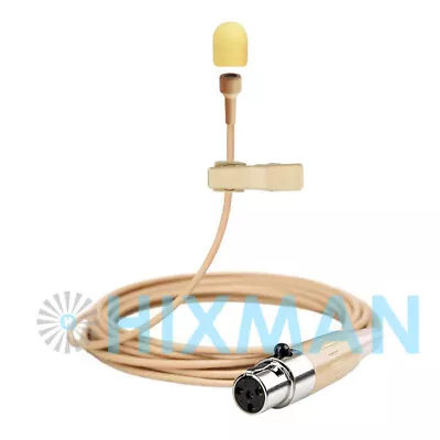 HIXMAN LB6-MI Omni Lavalier Laple Lav Mic For Mipro Peavey Beyer Wireless system - Image 1 of 3