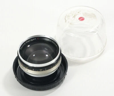 80MM 80/4 RODENSTOCK HELIGON FOR EARLY KODAK RETINA (DUST, DEBRIS)/218616 - Image 1 of 2