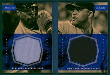 2013 Americas Pastime Dual Exhibits Red CC SABATHIA ALFONSO SORIANO Jersey 12/25