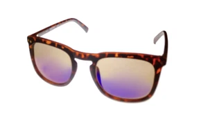 Kenneth Cole Reaction Men's Designer Brown Tortoise / Blue Mirrored Sunglasses - Picture 1 of 4