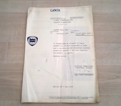 Lancia Beta Coupé HPE Manuale Officina Informazione Tecnica 1979 ITA ORIGINALE - Immagine 1 di 2