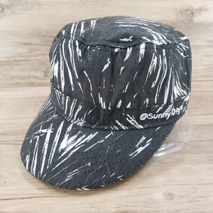 Sunny Dayz Youth Hat Cap Strap Back Black Leaf Print HK 255 Sun N Sand Kids - Picture 1 of 11