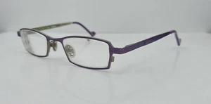 Vintage OGI Kids OK60 Green Purple Rectangular Sunglasses Korea FRAMES ONLY - Picture 1 of 5
