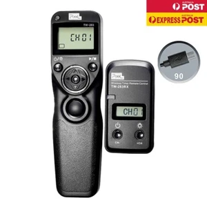 Pixel TW-283 90 Wireless Timer Remote Control for Fujifilm GFX 50S X-Pro2 X-T2 - Picture 1 of 20