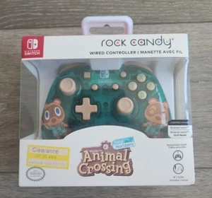 PDP ROCK CANDY ANIMAL CROSSING NINTENDO SWITCH ERGONOMIC WIRED CONTROLLER NEW - Picture 1 of 1