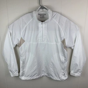 Nike Golf Quarter Zip Windbreaker White Zipper Boys Large (12-14) - Picture 1 of 4