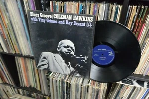 Coleman Hawkins mit winzigen Grimes blauer Groove Prestige blaues Logo mono schrumpfen sehr guter Zustand ++ - Bild 1 von 3