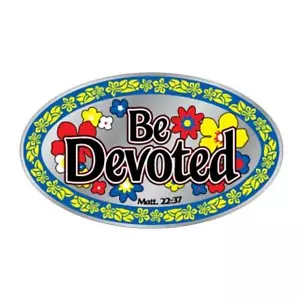 Be Devoted Bumper Sticker Bulk Pack Of 15 - Picture 1 of 1