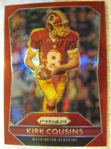 Kirk Cousins 2015 Panini Prizm Red Refractor Card!Washington Redskins QB/VIKINGS - Picture 1 of 1