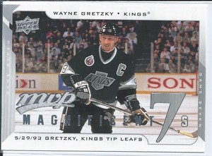 Wayne Gretzky  08/09 UD MVP  #M7-WG  Magnificent 7 s - Insert