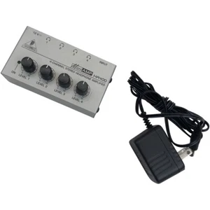BEHRINGER Microamp HA400 Ultra-Compact 4-Channel Stereo Headphone Amplifier - Picture 1 of 9