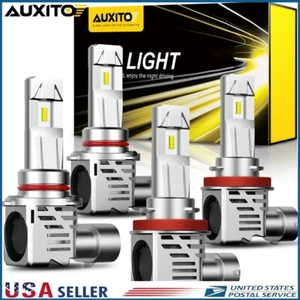 High Powered 400Watts Combo High Low Beam Headlight H11 9005 6500K LED Bulbs KIT - Picture 1 of 10