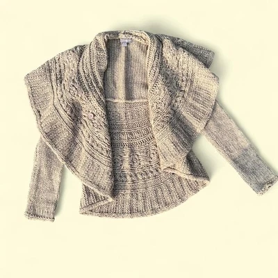 Y2K Chunky Knit Wool Cardigan Sweater  - Image 1 of 4