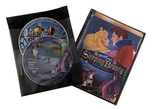 Clear 2 Disc Black Non Woven CPP Sleeves & DVD Booklet Lot - Bild 1 von 1