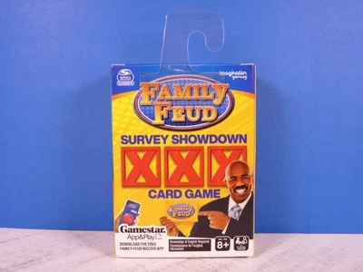 Family Feud Survey Showdown Card Game 2020 Spin Master Games - J4 - Image 1 of 4
