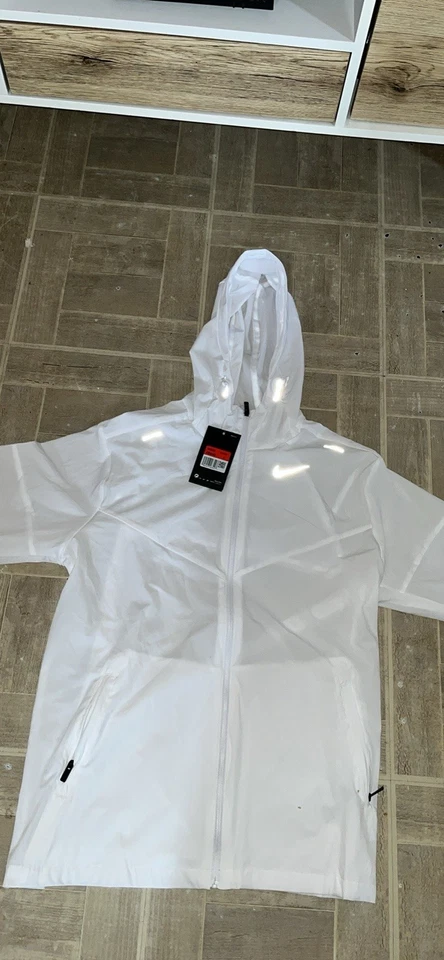 veste nike running windrunner blanche - Photo 1/3