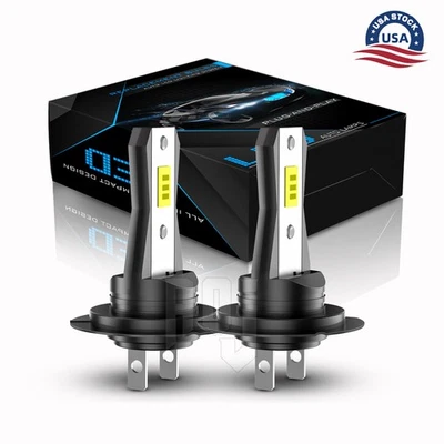 For Mercedes-Benz CLS500 2006-2010 2x H7 6K LED Headlight Hi&Low Beam Bulbs - Imagem 1 de 4