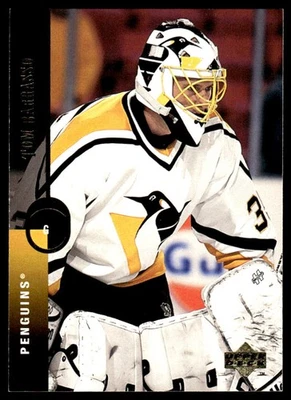 1994-95 Upper Deck #70 Tom Barrasso Pittsburgh Penguins Hockey Card HOF - Image 1 of 2