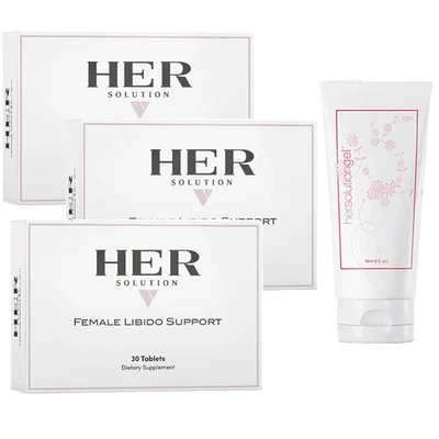 Pastillas HerSolution 3 MESES + MES GRATIS SUMINISTRO DE GEL HERSOLUTION Foto 1 de 4