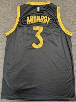 O. G. ANUNOBY SIGNED AUTO NIKE SWINGMAN JERSEY PSA #AO29229 **TORONTO RAPTORS** - Image 1 of 4