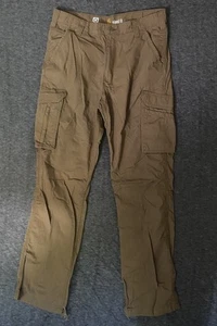 Carhartt Pants Mens 36x36 Relaxed Cargo Force Hiking Utility Workwear Carpenter - Picture 1 of 8