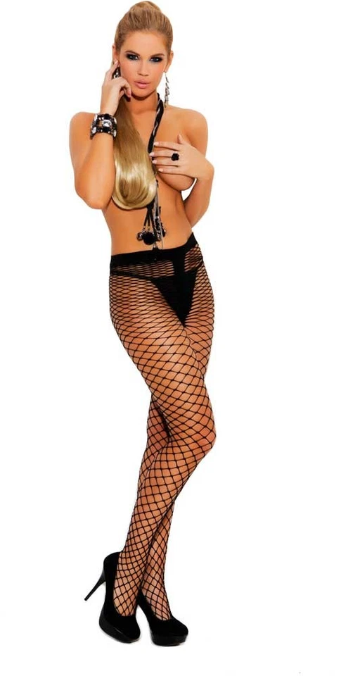 Seductive Nightwear Diamond Net Stockings Tights Pantyhose Hosiery Adult Women - Image 1 of 1