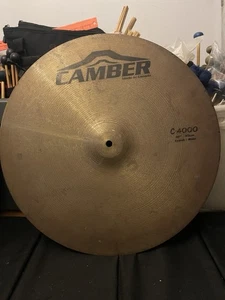 18” Vintage CRASH RIDE CAMBER Cymbal Bronze Alloy C 4000 CANADA Good Condition - Picture 1 of 8