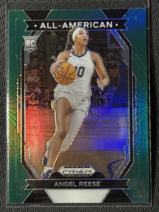 2024 Panini Prizm Draft Picks - All-American Green Prizm #6 Angel Reese (RC) - Picture 1 of 2