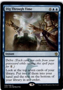 Magic The Gathering Dig Through Time Rare #36 - Picture 1 of 2
