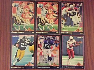 LOTE DE 6 TARJETAS COLECCIONABLES DE FÚTBOL PINNACLE 1993 HOMBRE DE OTOÑO HEBERT CAMARILLO - Imagen 1 de 2