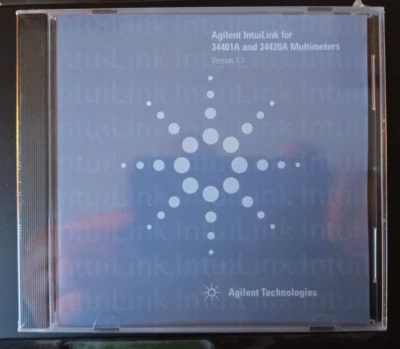 Agilent IntuiLink for 34401A and 34420A Multimeters CD-ROM Software NEW - Sealed - Image 1 of 2