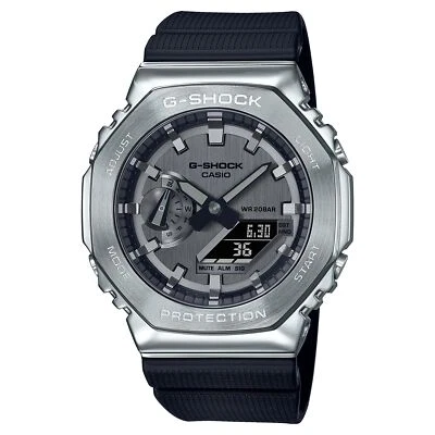 Orologio CASIO G-SHOCK GM-2100-1AER Silicone Nero Sub 200mt - Immagine 1 di 4