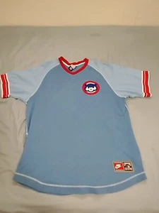 Nike Team Sports Cooperstown Collection Chicago Cubs Earnie Banks #14 Pullover  - Picture 1 of 16