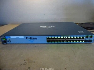 HP J9087A 2610-24-PWR Gigabit PoE Switch 24-Port LAN 10/100 - INCL RACK EARS - Bild 1 von 8