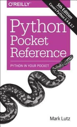 Python Pocket Reference: Python In Your Pocket (Pocket Reference (O'R - GOOD - Image 1 of 1
