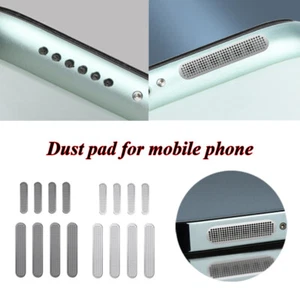 8PCS Anti Dust Cover Phone Speaker Dustproof Mesh Adhesive Sticker for iPhone - Imagen 1 de 10