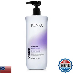 Kenra Violet Shampoo | Eliminates Brassy Tones | Purple Pigment + Deposit | N - Picture 1 of 5