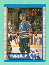 (1) MARK MESSIER 1989-90 O-PEE-CHEE # 65 OILERS NM-MT  CARD (I4529)