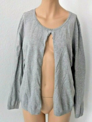 * MONTEGO Feinstrick Cardigan Gr. 46 48 TOP Grau - Bild 1 von 4