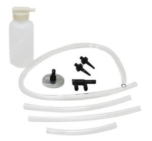 UNIVERSAL BRAKE FLUID CATCHER BLEEDER KIT TOOL SET MOTORCYCLE HYDRAULIC CLUTCH - Picture 1 of 2