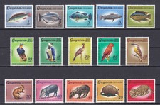 1968 Guyana - animals - the set