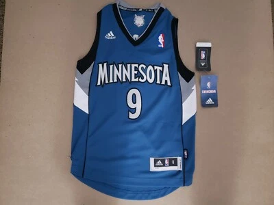 Minnesota Timberwolves Ricky Rubio Adidas Youth Small Swingman Jersey NEW - Image 1 of 2