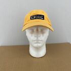 Vintage Abercrombie & Fitch Outdoor Fitted Cap Hat One Size Yellow 90s