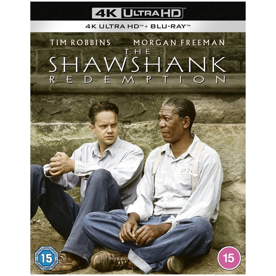 The Shawshank Redemption [2 Disc] 4K UHD + Blu-ray Tim Robbins NEW & SEALED - Image 1 of 1
