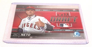 2022 Bowman Entwurf ZACH NETO DRAFT NACHT EINSATZKARTE - Bild 1 von 2