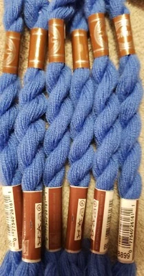 DMC Medicis Needlepoint/Embroidery THREAD  wool floss skein color blue 8899 - Image 1 of 2
