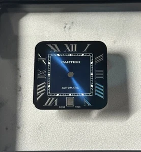 Cartier Santos Blue Dial Large Roman 40mm AUTHENTIC OEM Ref. WSSA0030