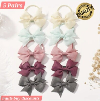 Satin Peach Girl'S Hair Bows Alligator Clips At Rs 3/piece In New