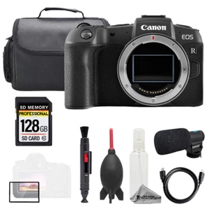 Canon EOS RP (Body) + Mic + 128GB + Bag+ Screen Protector- Basic Kit - Picture 1 of 9